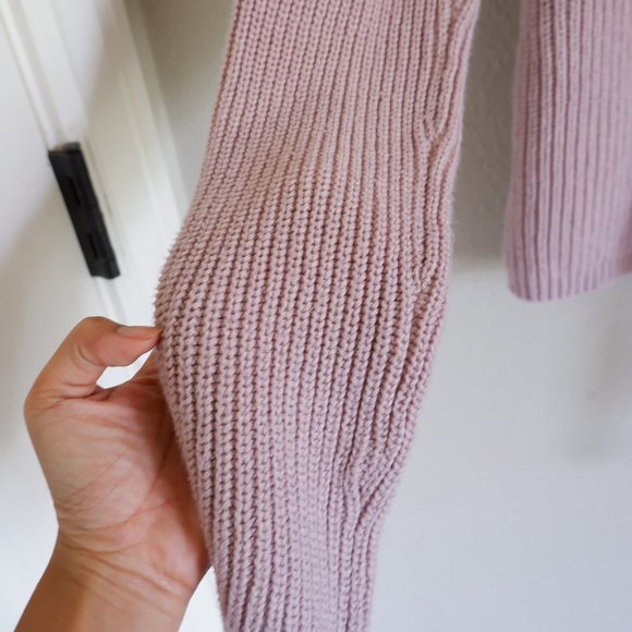 Lace Back Sweater in brown taupe by Moon &Madison - Picture 4 of 5